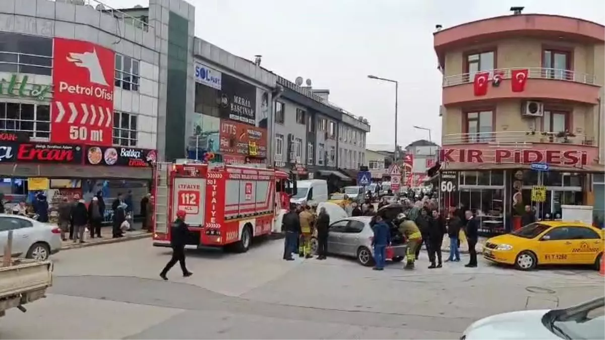 Düzce'de Yangın Tüpleri ile Müdahale