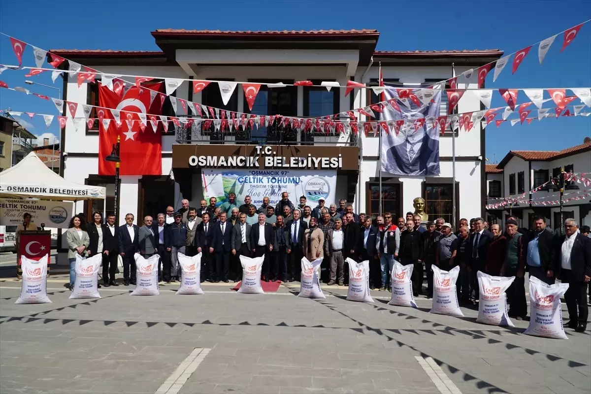 Osmancık'ta Çeltik Tohumu Dağıtımı