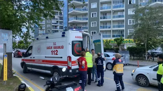 Alkollü Motosiklet Sürücüsü Kaza Geçirdi