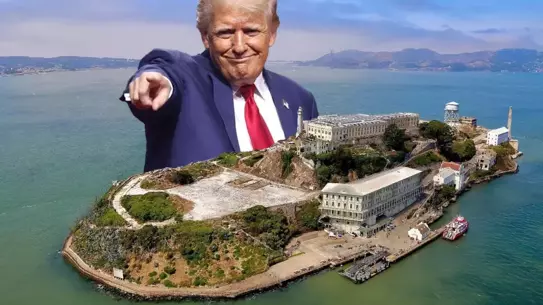 Donald Trump'tan şaşkınlık yaratan Alcatraz açıklaması: Film yapımcısı olmam gerekiyordu