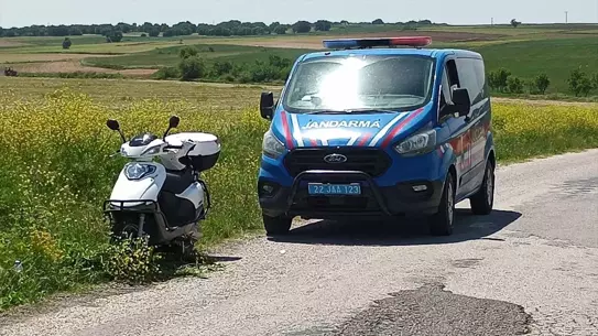 Edirne'de Motosiklet Kazası: 2 Yaralı