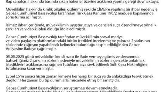Rap Sanatçısı Suçlamalarla Karşı Karşıya