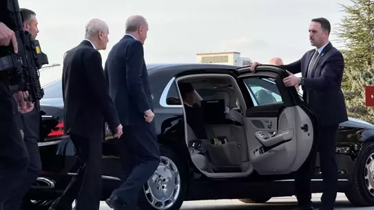 Cumhurbaşkanı Erdoğan ve Bahçeli bir araya geldi (2)