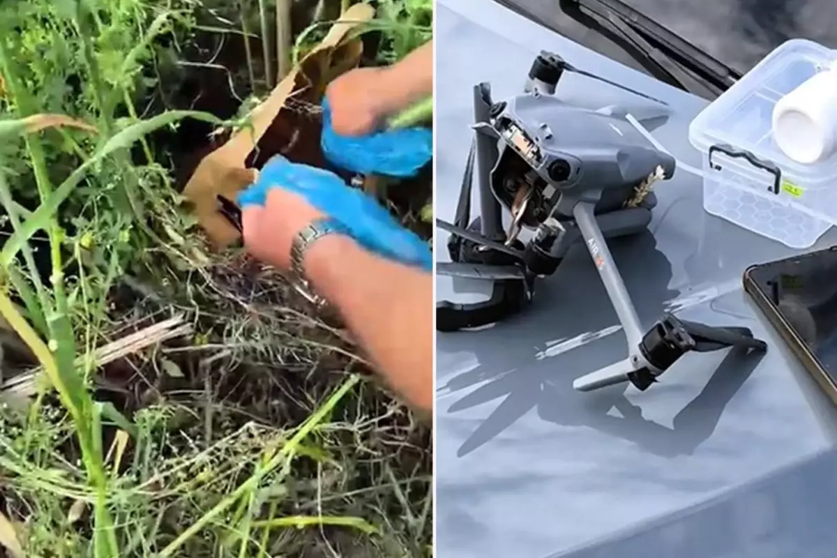 Dronla Uyuşturucu Sevkiyatı Engellendi