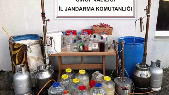 Sinop'ta Kaçak Alkol Operasyonu