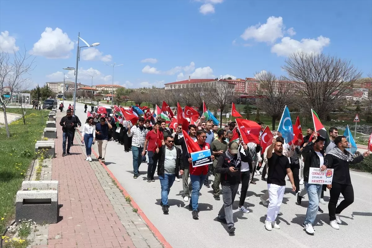 Yozgat'ta Filistin ve Doğu Türkistan Yürüyüşü