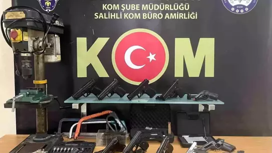 Salihli'de Ruhsatsız Silah Operasyonu