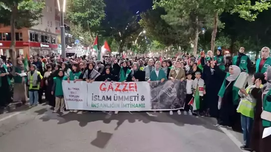 Batman'da Gazze İçin Yürüyüş