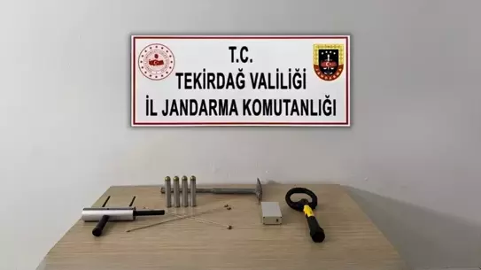 Tekirdağ'da Kaçak Kazı Operasyonu
