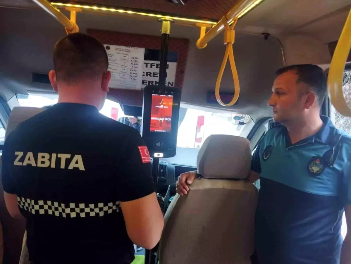 Bilecik'te Halk Otobüslerine Zabıta Denetimi