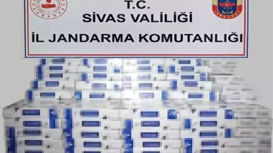 Sivas'ta Kaçak Sigara Operasyonu