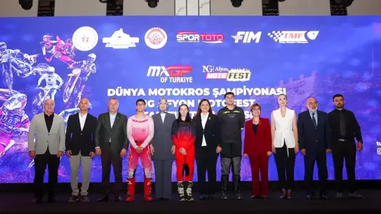 Dünya Motokros Şampiyonası'nın tanıtım toplantısı yapıldı