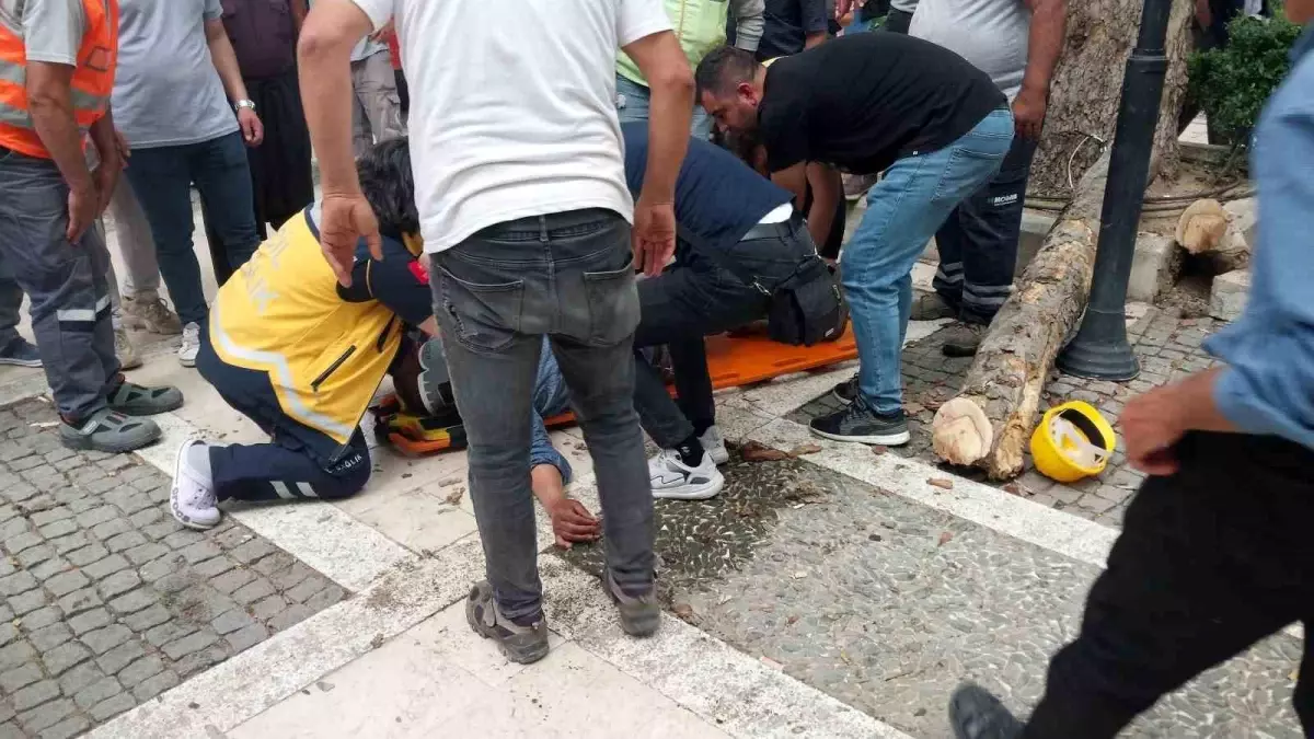 Mersin'de Kepçeden Düşen Belediye İşçisi Ağır Yaralandı