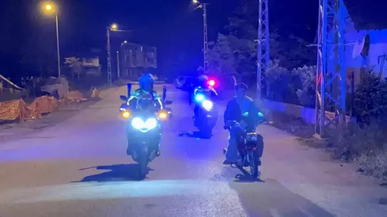 Düzce'de Akrobasi Yapan Motosikletlilere Ceza