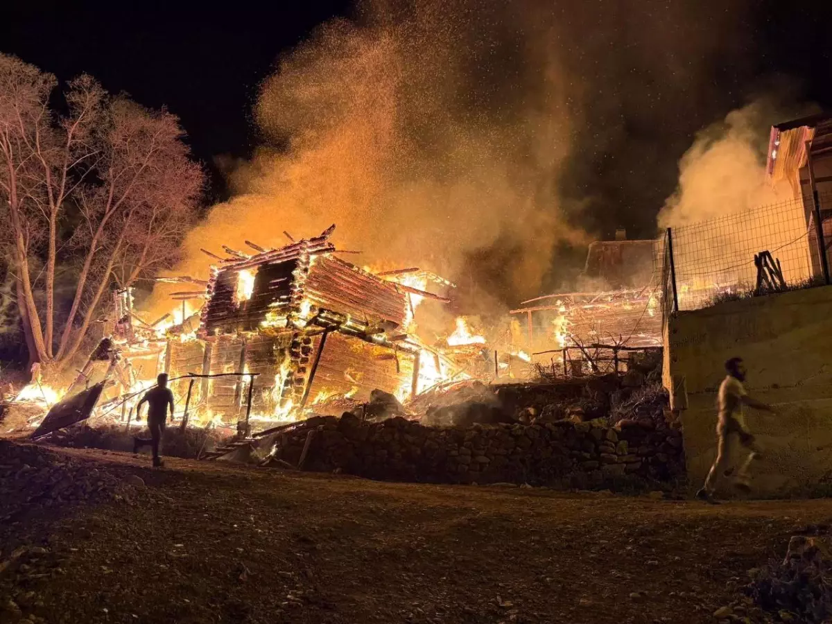 Kastamonu'da Yangın: Ev, Ahır ve Cami Kullanılamaz Hale Geldi