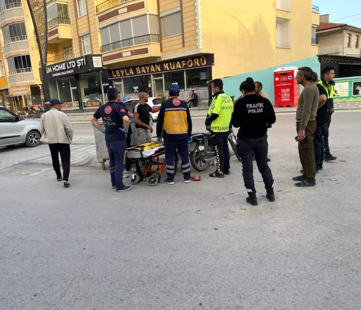 Kulu'da Motosiklet Kazası: Sürücü Yaralandı