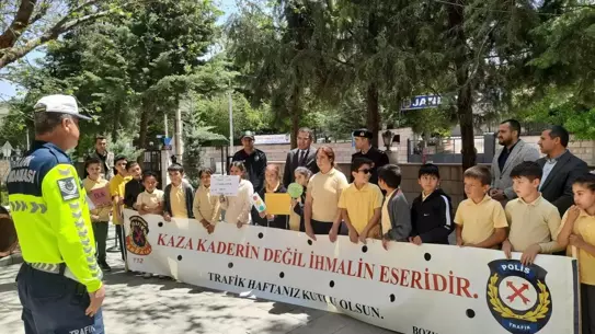 Bozkır'da Trafik Eğitimi
