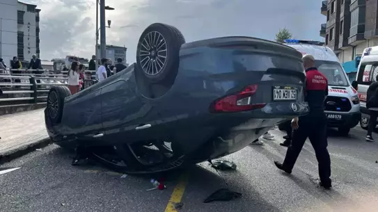 Ordu'da İki Otomobil Çarpıştı: 5 Yaralı