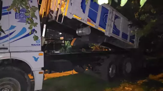 Kozan'da Kamyon Tamiri Faciası