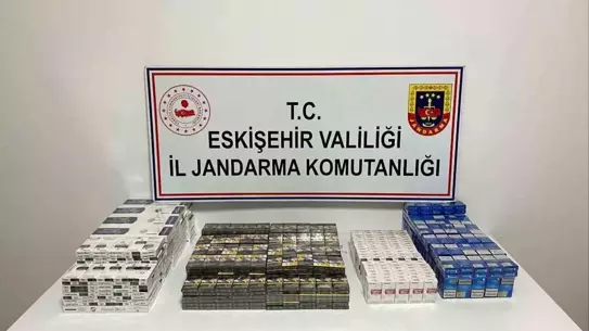 Eskişehir'de 1100 Paket Kaçak Sigara Ele Geçirildi