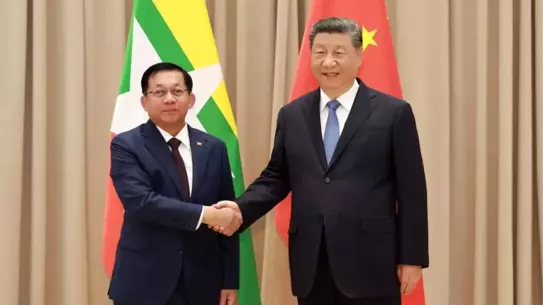 Xi Jinping'den Myanmar'a Destek