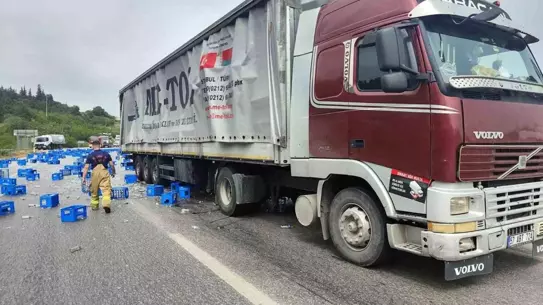 Balıkesir'de Tır Çarpışması: Maddi Hasar