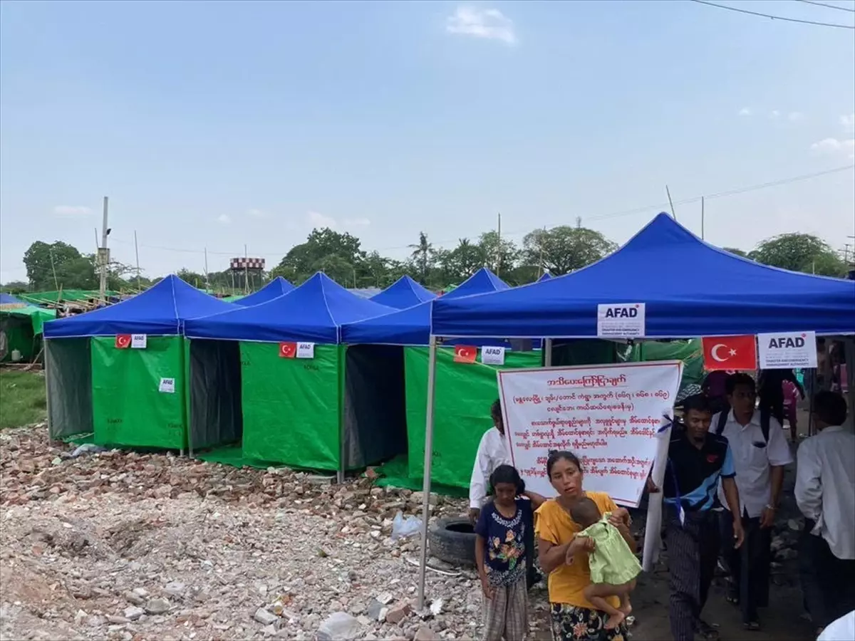 AFAD, Myanmar'a Yardım Gönderdi