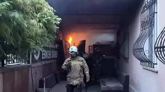 İnegöl'de Öğrenci Yurdunda Yangın