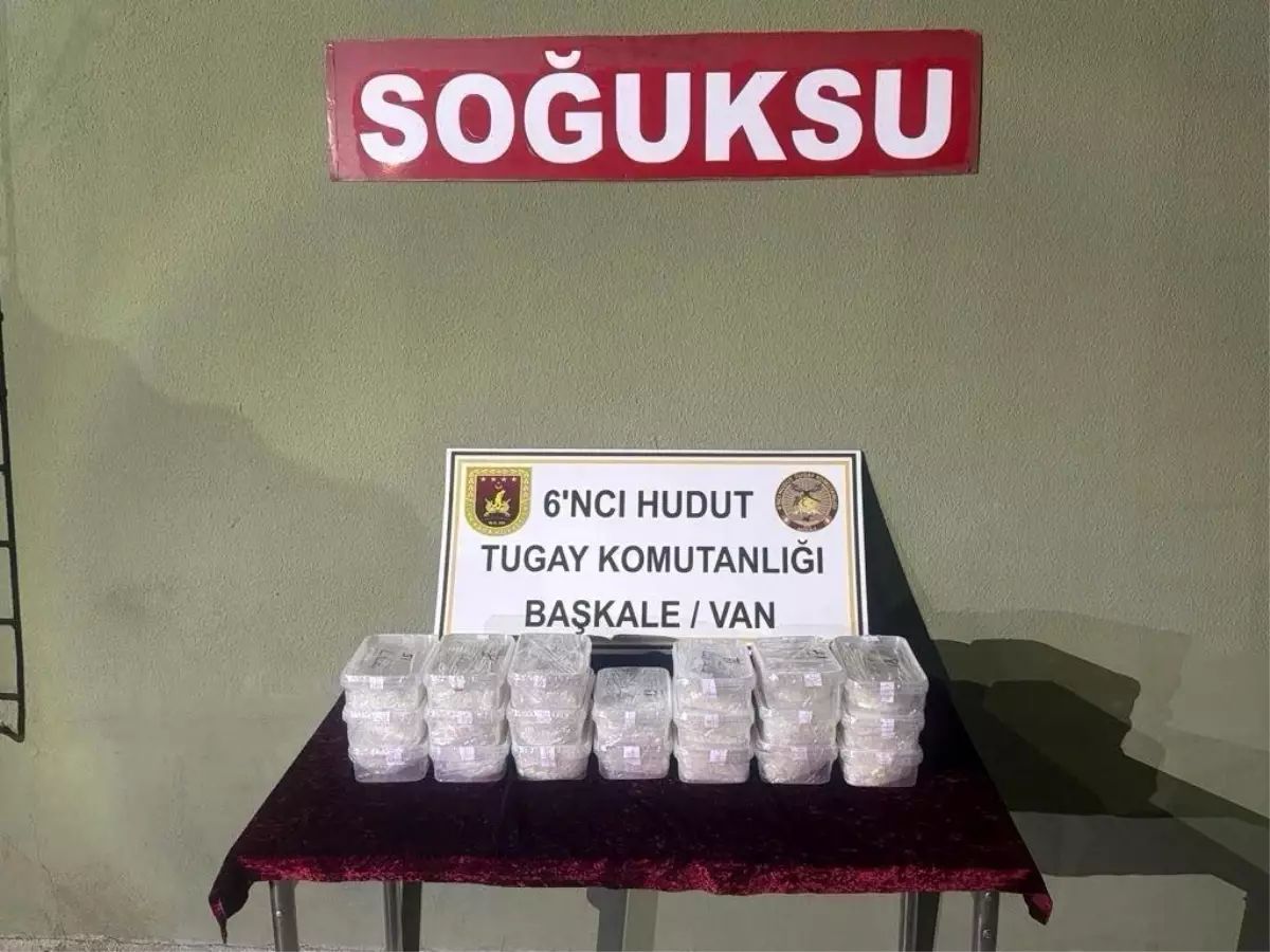 Van'da 22 Kilo Uyuşturucu Ele Geçirildi