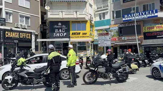 Marmaris'te Motosiklet Denetimleri Artıyor