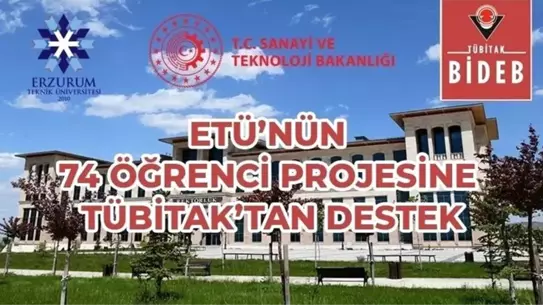ETÜ'den TÜBİTAK'a 74 Proje