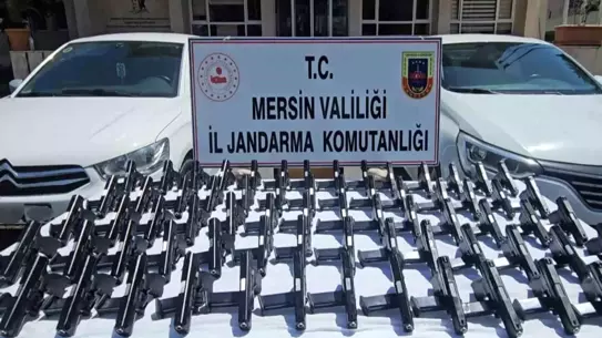 Mersin'de Silah Kaçakçılarına Darbe!