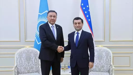 TDT Genel Sekreteri Taşkent'te Görüştü