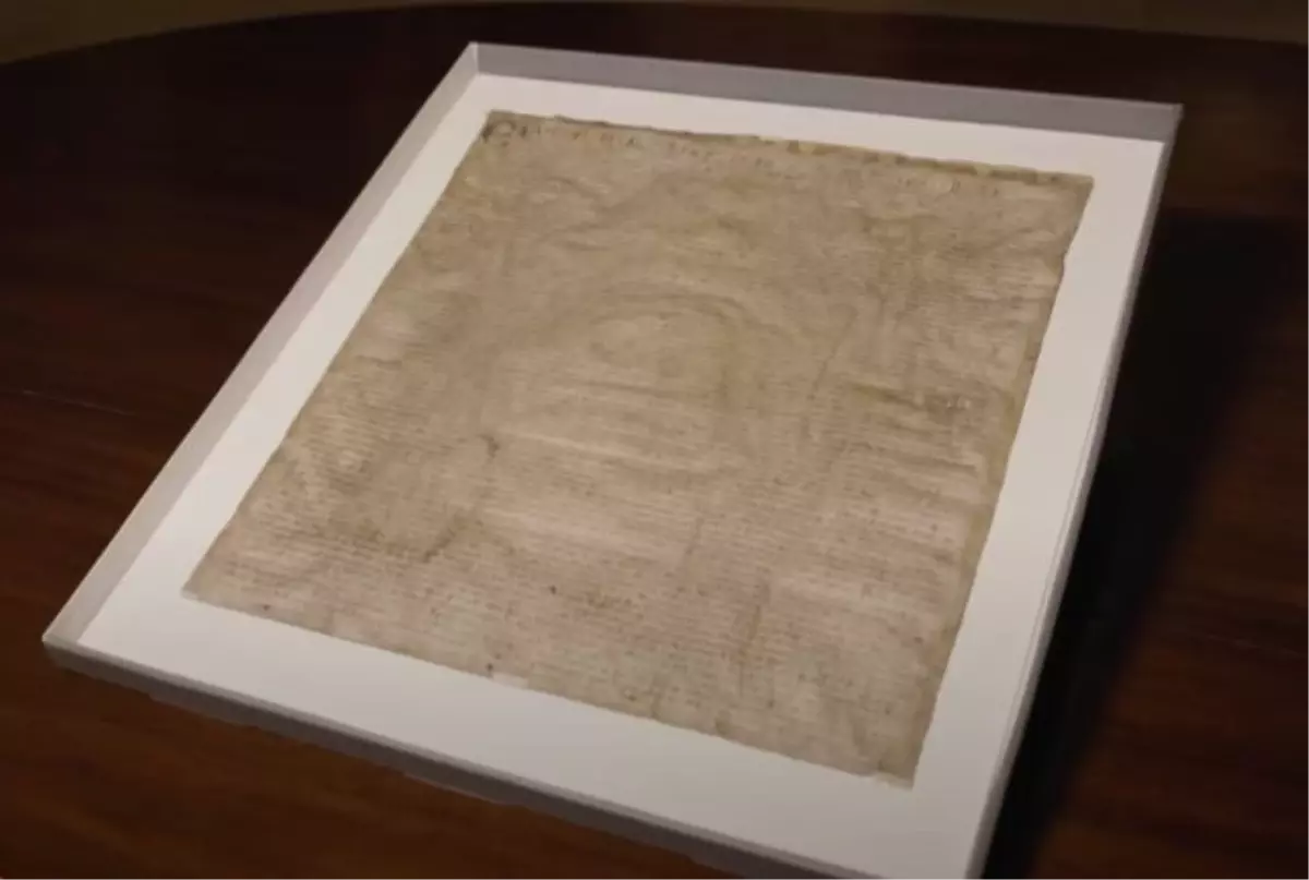 Harvard'da Keşfettiği Magna Carta Nüshası