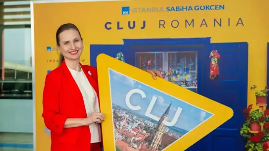 Pegasus, Sabiha Gökçen'den Cluj-Napoca Uçuşlarına Başladı