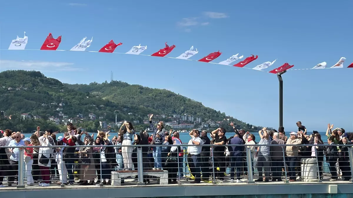 SoloTürk Ordu'da Gösteri Uçuşu Gerçekleştirdi