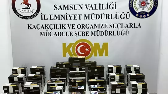 Samsun'da 18 Bin Kaçak Makaron Ele Geçirildi