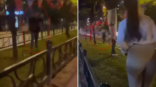 Bursa'da Türk Bayrağını Yakmaya Çalışan Yakalandı