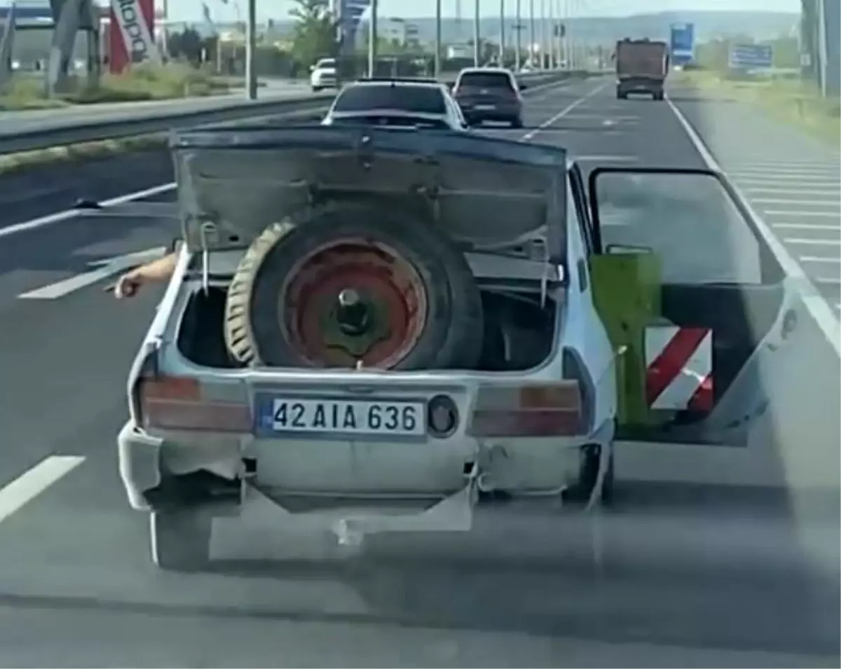 Aksaray'da Tehlikeli Sürüş