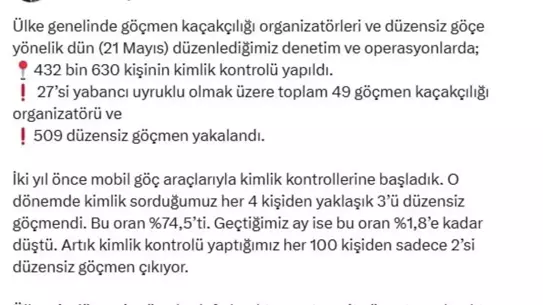 49 Göçmen Kaçakçısı Yakalandı