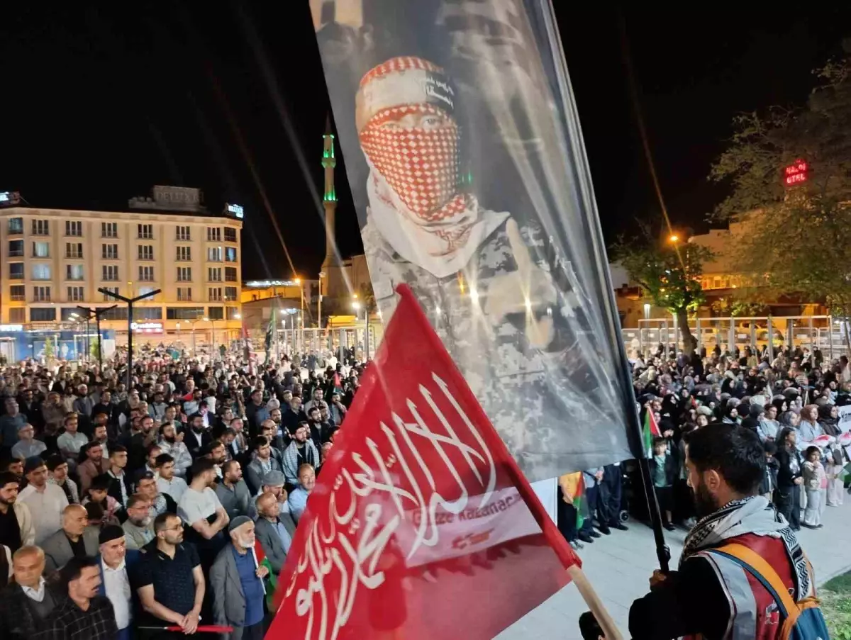 Van'da Gazze İçin Yürüyüş Düzenlendi