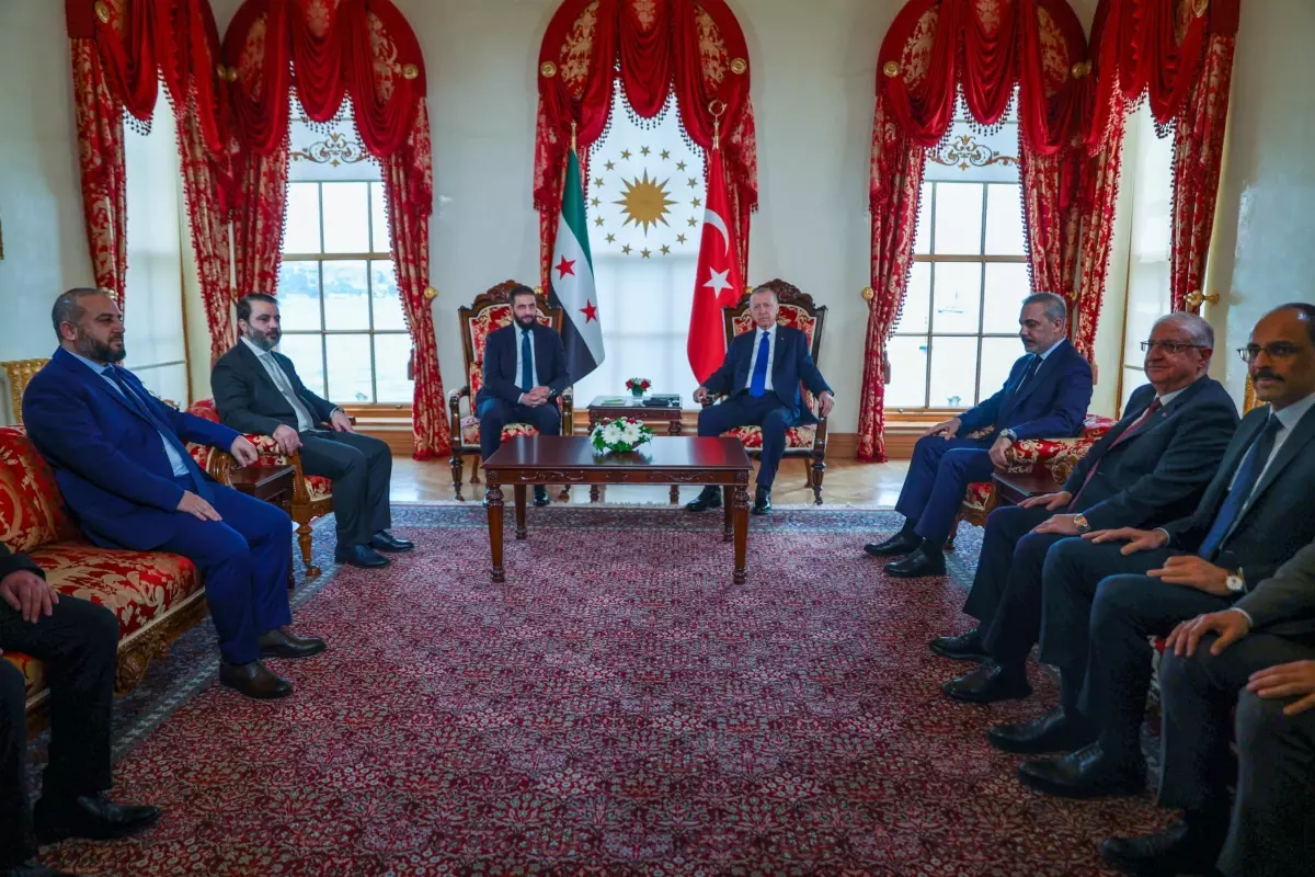 Erdoğan ve Suriye Cumhurbaşkanı Şara İstanbul'da Görüştü