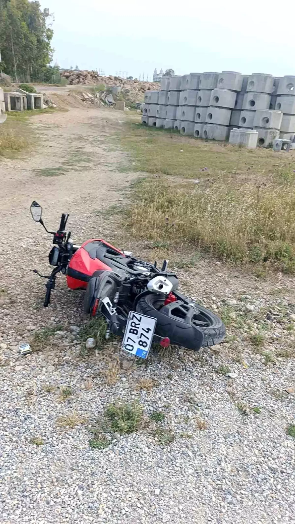 Manavgat'ta Motosiklet Kazası