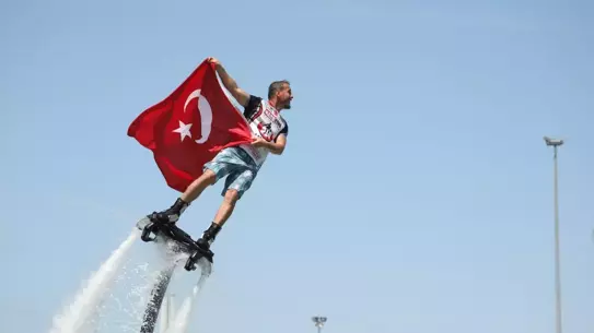 Samsun'da Su Sporları Festivali Rüzgarı