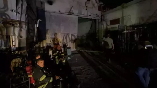 Kayseri'de Mobilya Atölyesinde Yangın