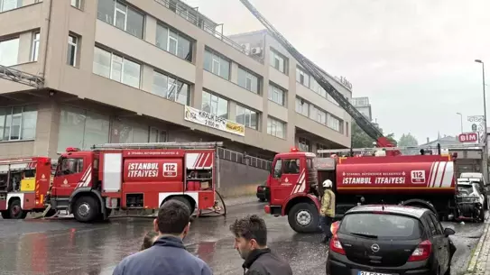 Eyüpsultan'da Tekstil Fabrikası Yangını