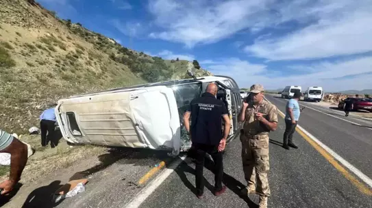 Palu'da Minibüs Kazası: 7 Yaralı