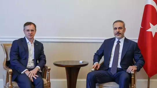 Fidan, Moskova'da Medinski ile görüştü
