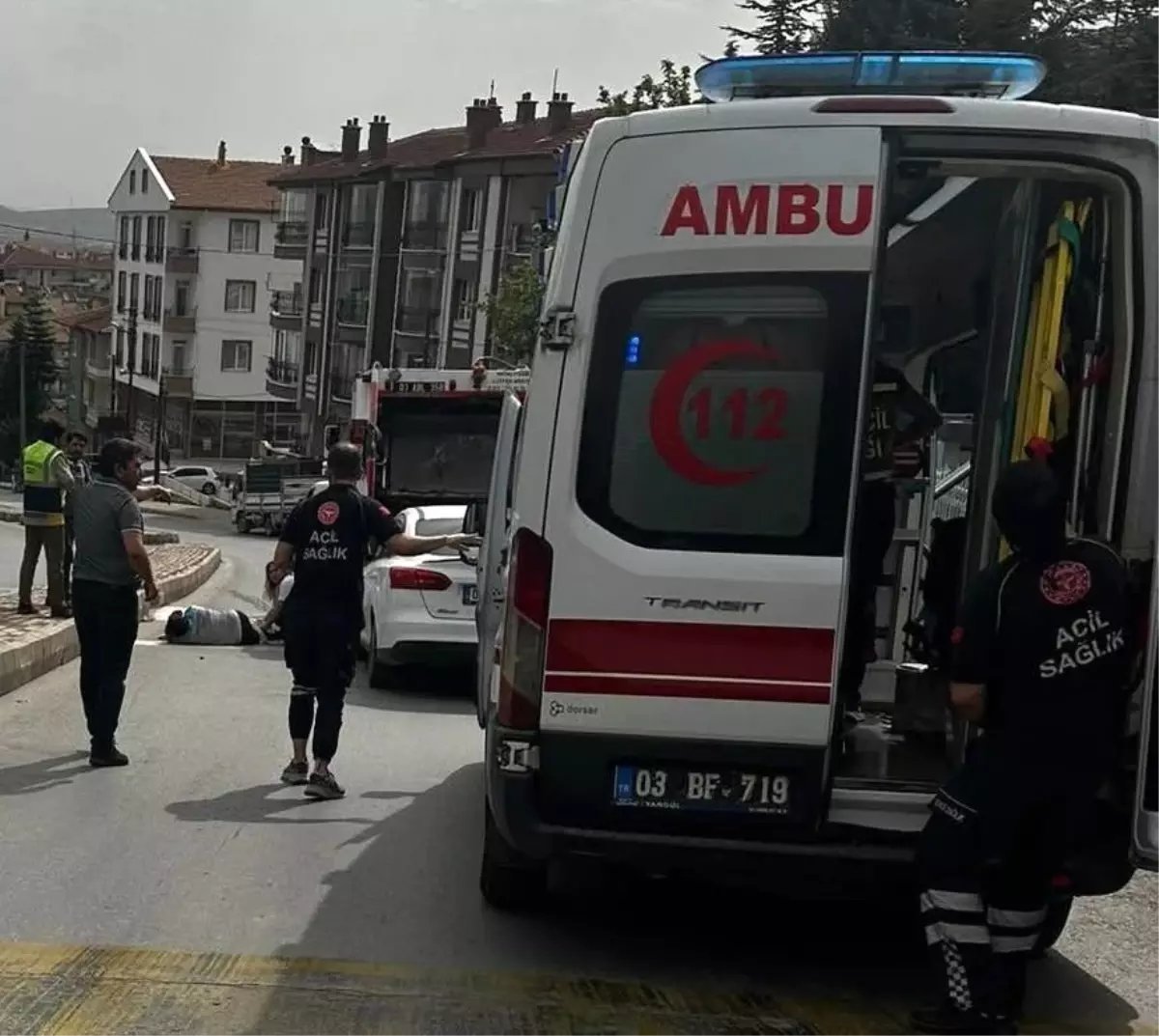 Afyonkarahisar'da Kaza: Temizlik İşçisinin Ayağı Koptu