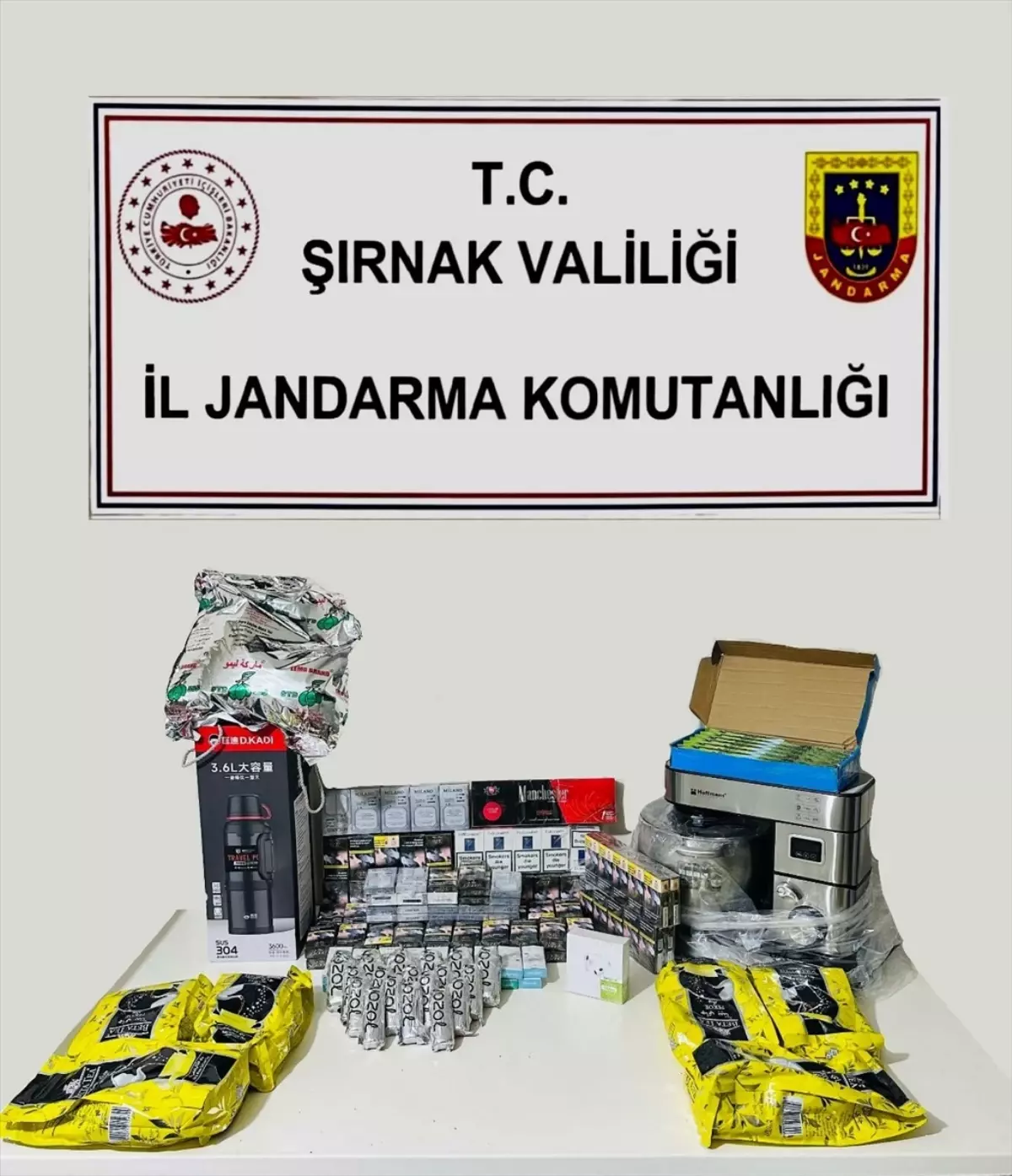 Şırnak'ta Uyuşturucu ve Kaçakçılık Operasyonu